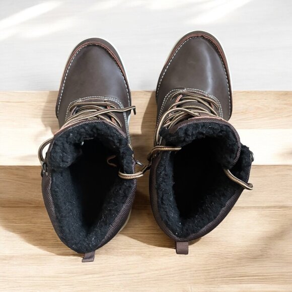 Eddie Bauer Brown Winter Men Boots Size 8 Med main image 4